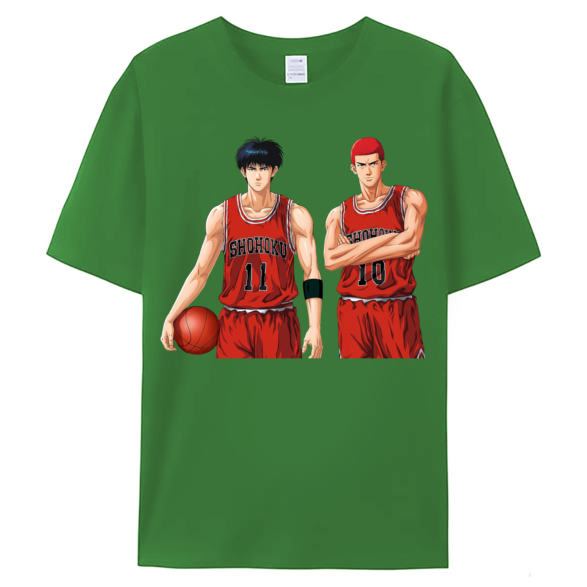 （画像用） SLAM DUNK／スラムダンク レディースカジュアルプリントTシャツ（綿100％）